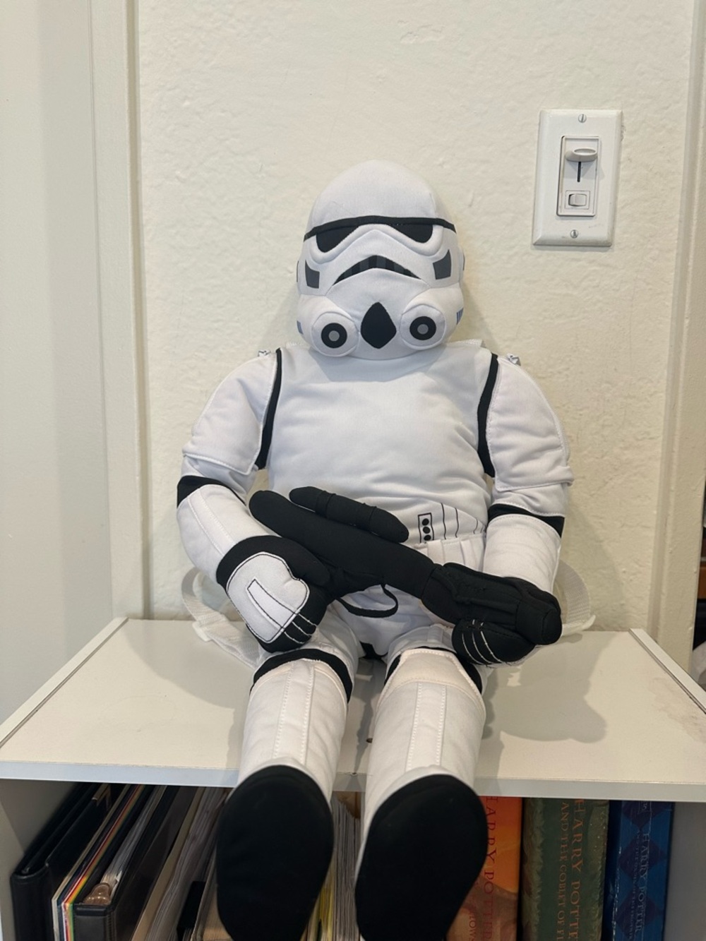 Pre-owned Star Wars Stormtrooper Plush Backpack